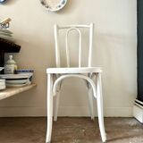 White beech bistro chair