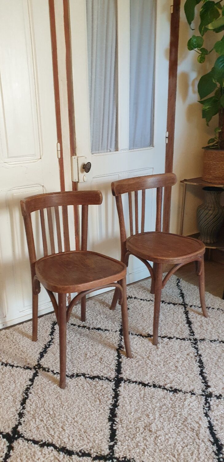 Pair of bistro chairs