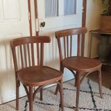Pair of bistro chairs