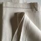 Set 3 towels linen honeycomb Damascus old