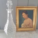 Art Deco glass decanter