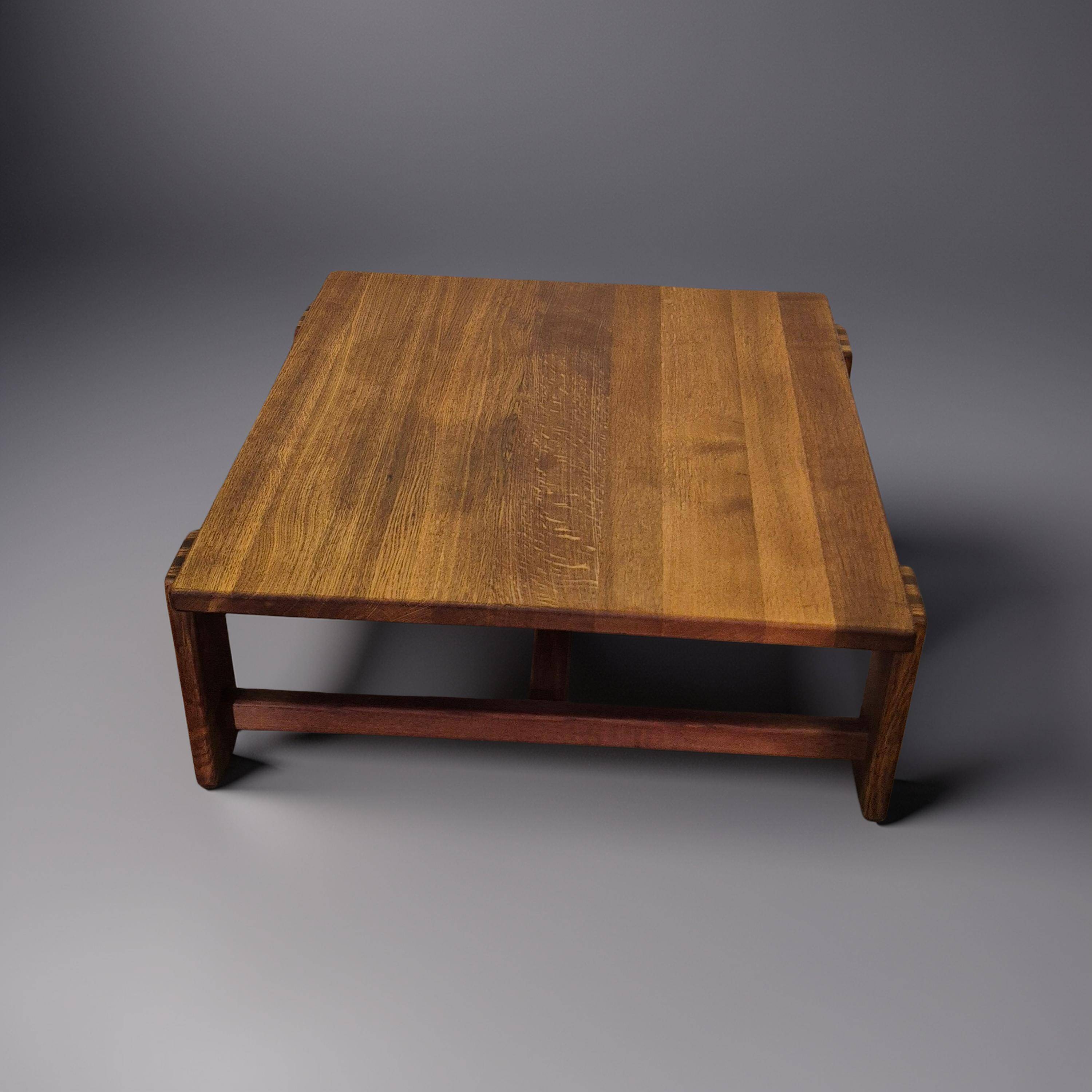 Oak coffee table by Esko Pajamies for Asko, Finland 1960s