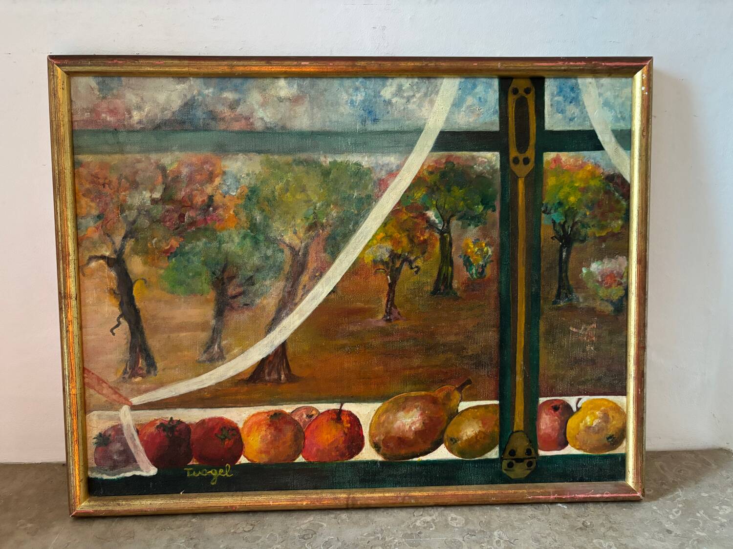 Nature morte moderne signée