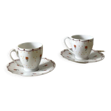 Pair of porcelain cups