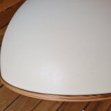 Acrylic half-globe "up and down" pendant light, Scandinavian design from the 1970s