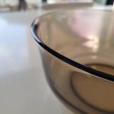 Arcoroc salad bowl in smoked glass