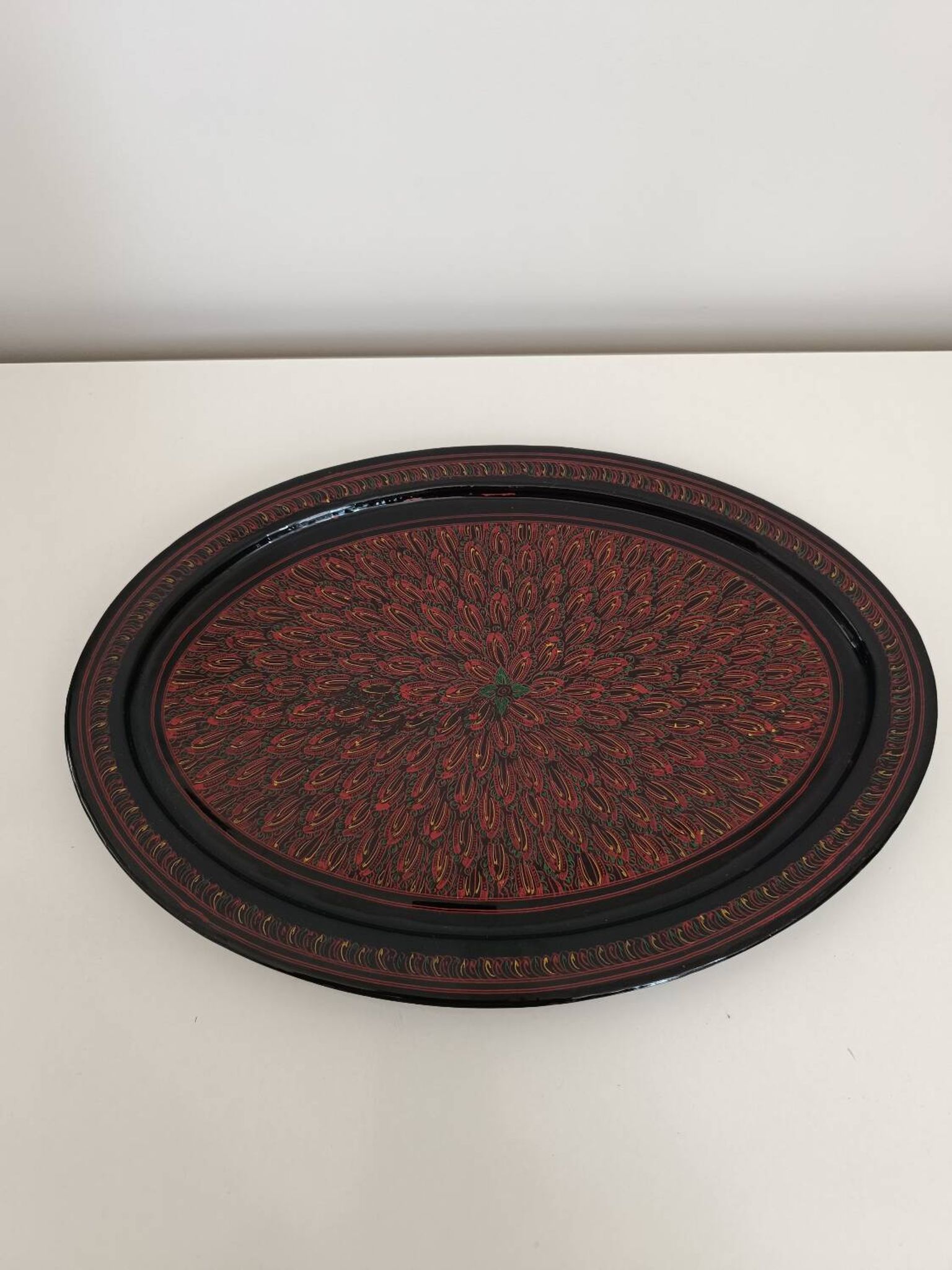 Plateau ovale vintage