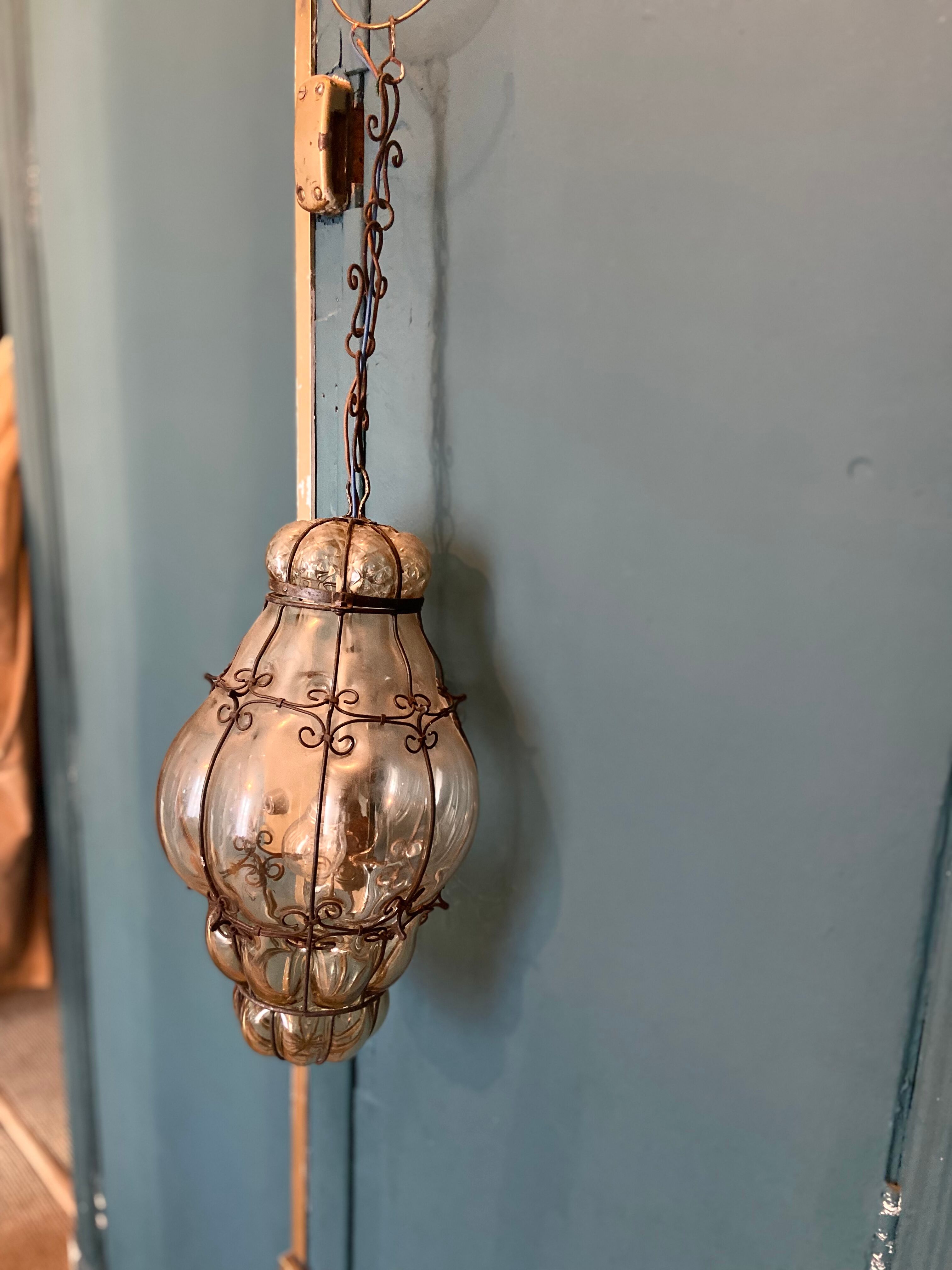 Venetian lantern art deco style