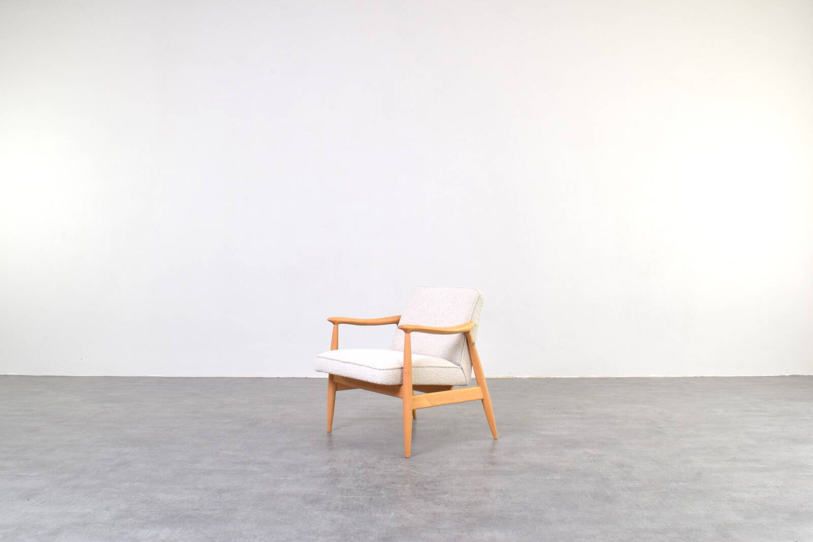 Mid-Century lounge chairs by J. Kędziorek, 1960s, set of 2.