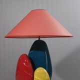 François Chatain Large menhir lamp vintage post-modern design 1990s
