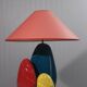 François Chatain Large menhir lamp vintage post-modern design 1990s