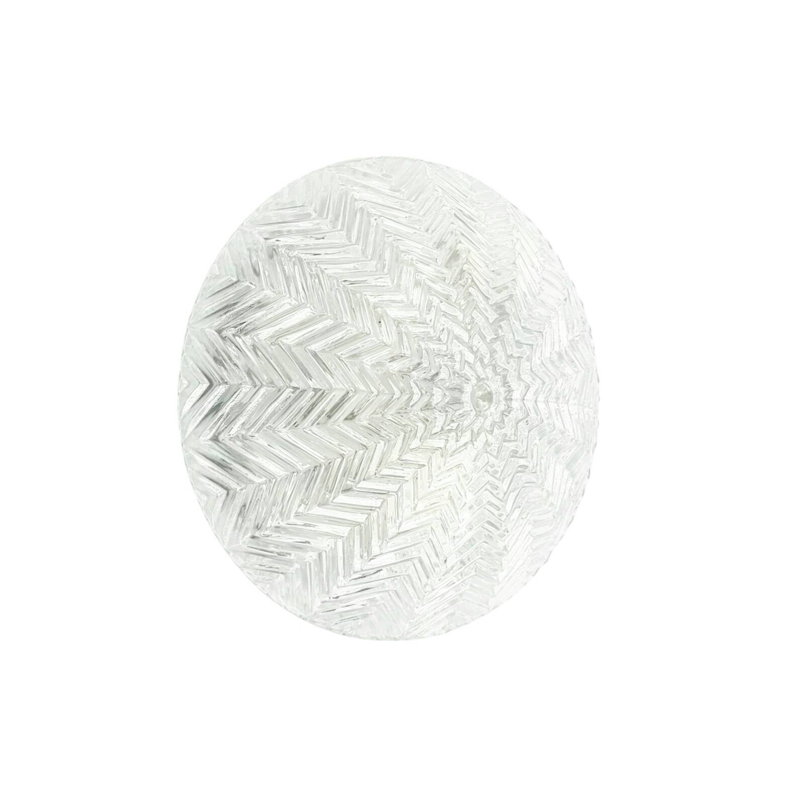 Art Deco Geometric Glass Wall Light from Limburg, Germany, 1970s