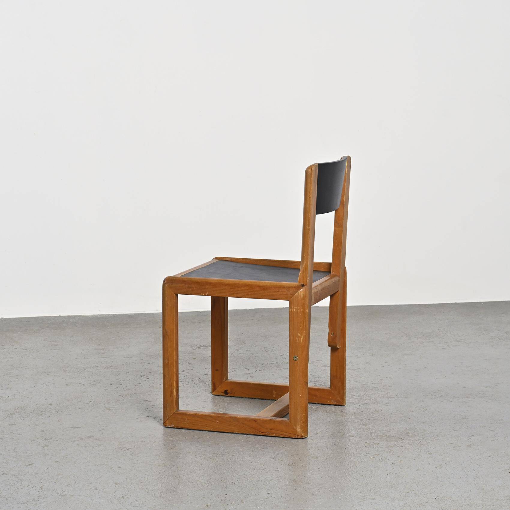 Set of 4 Chairs by André Sornay, circa 1960