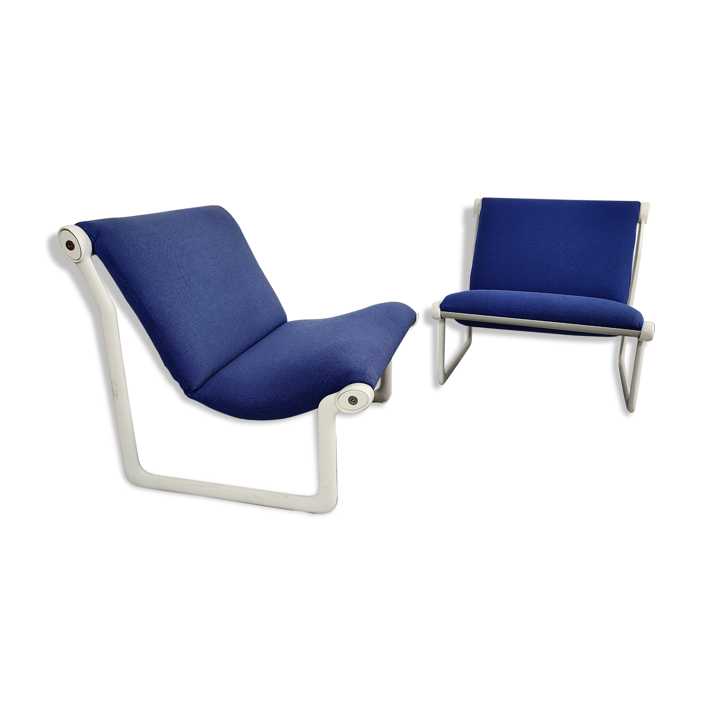 Pair of Knoll armchairs by Bruce Hannah and Andrew Morrison, 70s