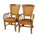 Pair of armchairs stamped Kalma Ramón Castellano