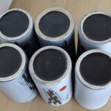 Set of 6 cups François Caleca Vallauris, ceramics