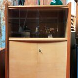 Vintage showcase in ash and French modernist lemon tree