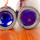 Neo-Classical style porcelain vase, cobal blue, Pinon-Heuzé 1930.