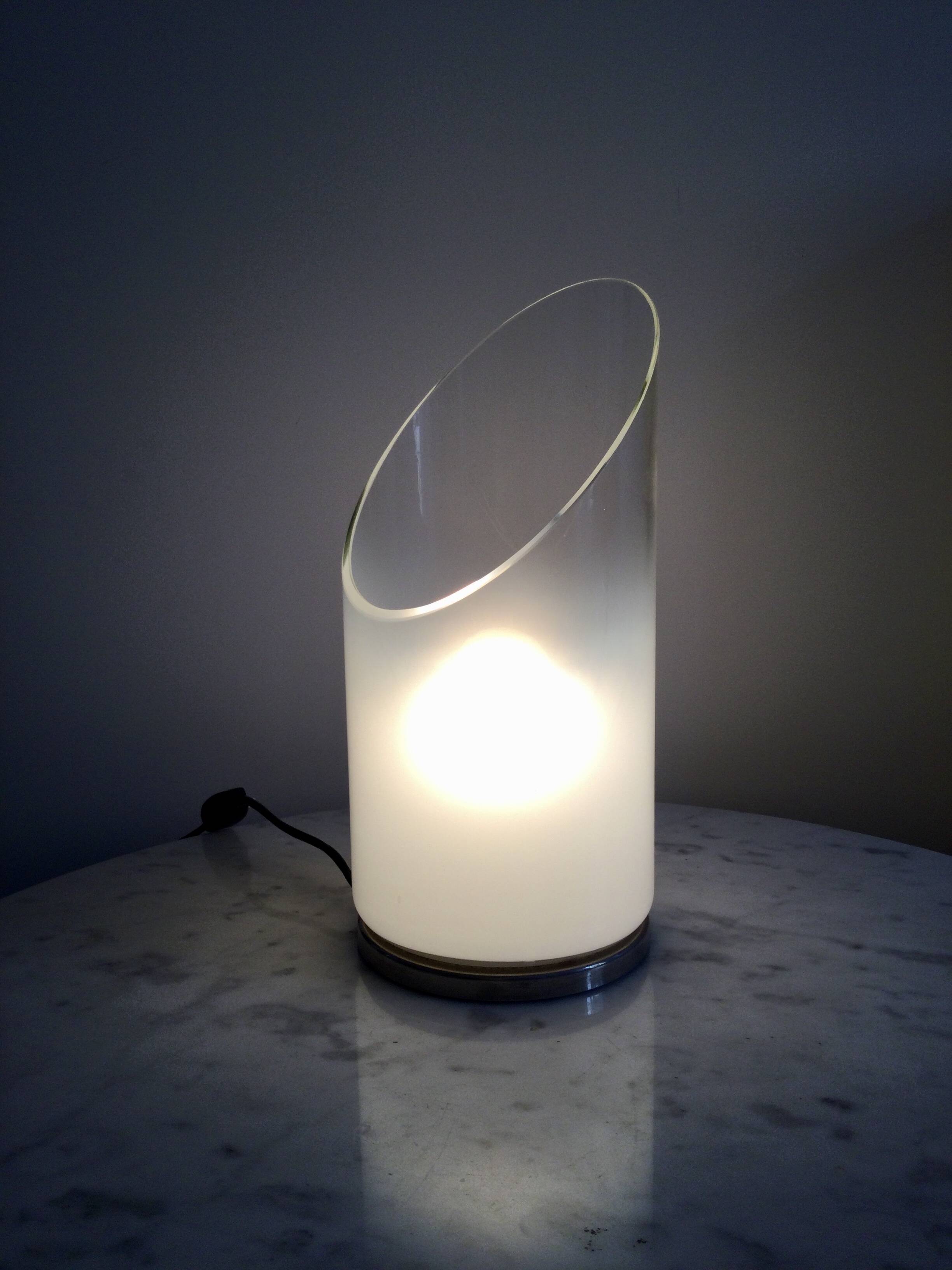 Murano glass table lamp edited by MAZZEGA Italy, 1970'