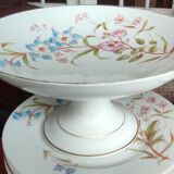 Old service tableware floral decoration 89 pieces