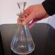 Old glass carafe 1.1 liters