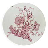 Plat mural faïence Longchamp ancien