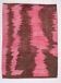 Tapis de chanvre rose 218x295cm