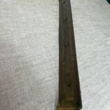 Four-hook brass coat rack