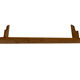 Vintage wooden wall rack bookshelf