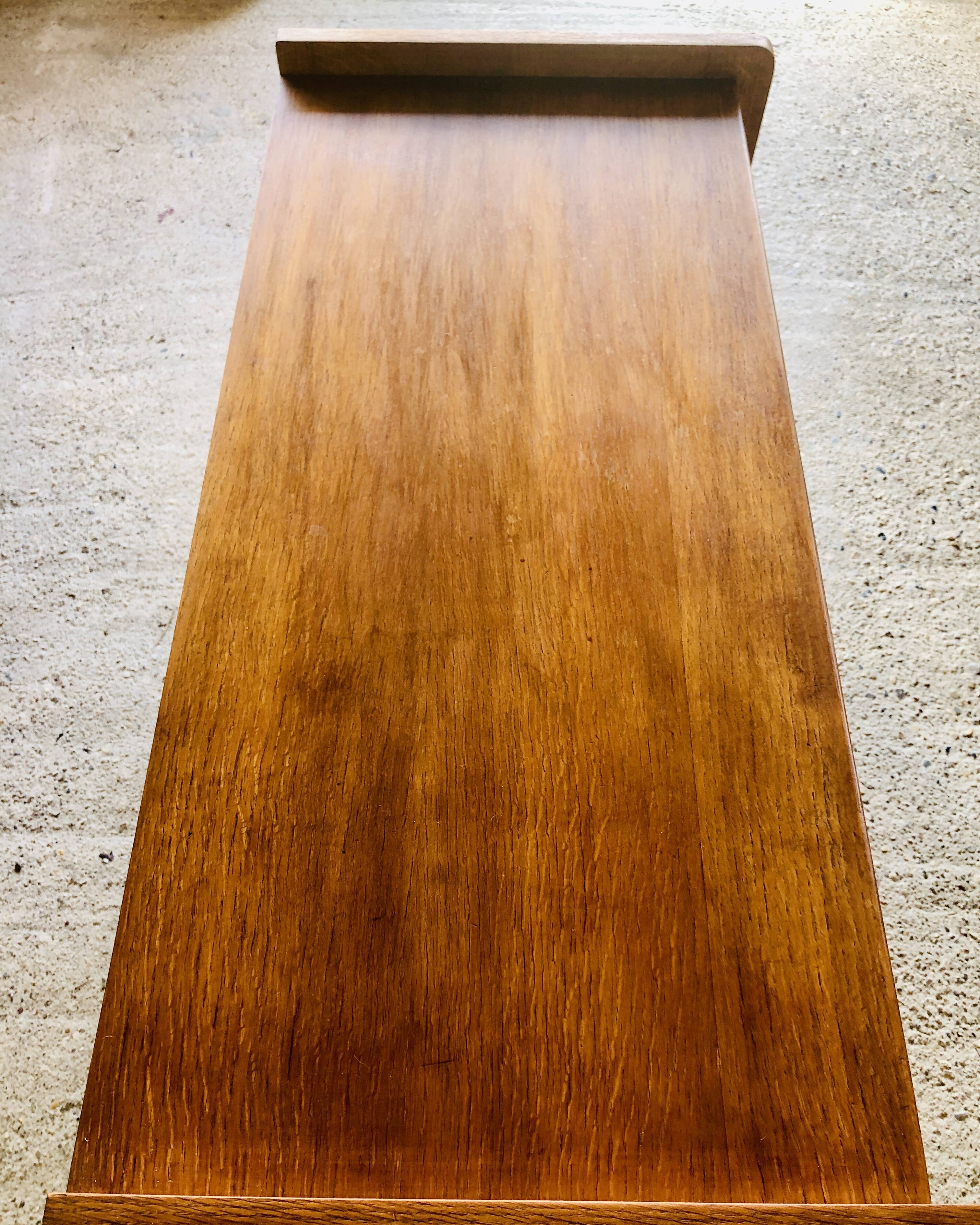 Oak chest of drawers, Scandinavian style, circa 60