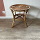 Rattan side table
