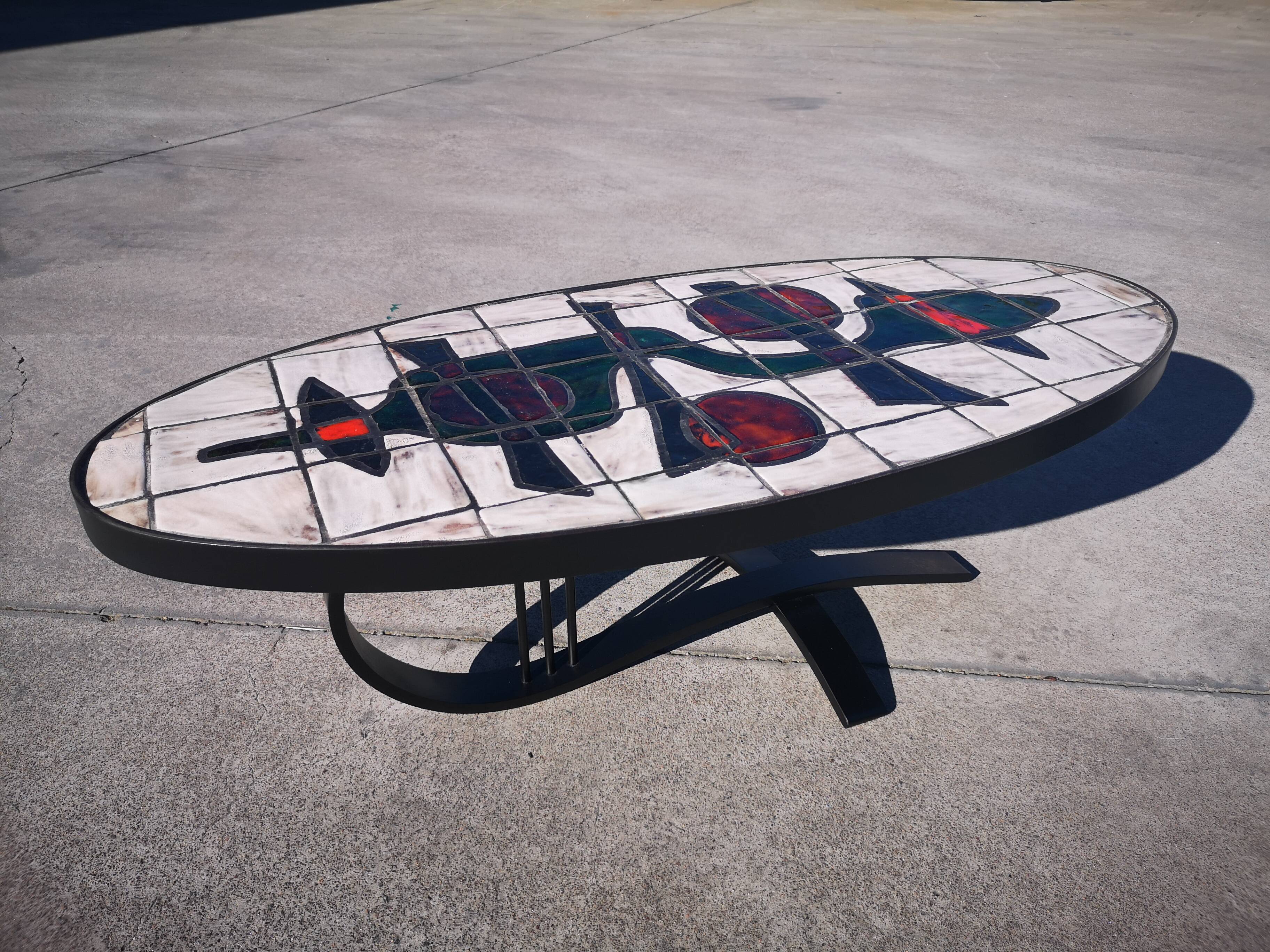 Ceramic coffee table