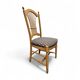 2 x rustic French country cottage side / dining chairs