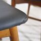 Eva Dining Chairs in Teak by Niels Koefoed for Hornslet, Leather, Set of 4