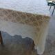 Handmade crochet antique bedspread