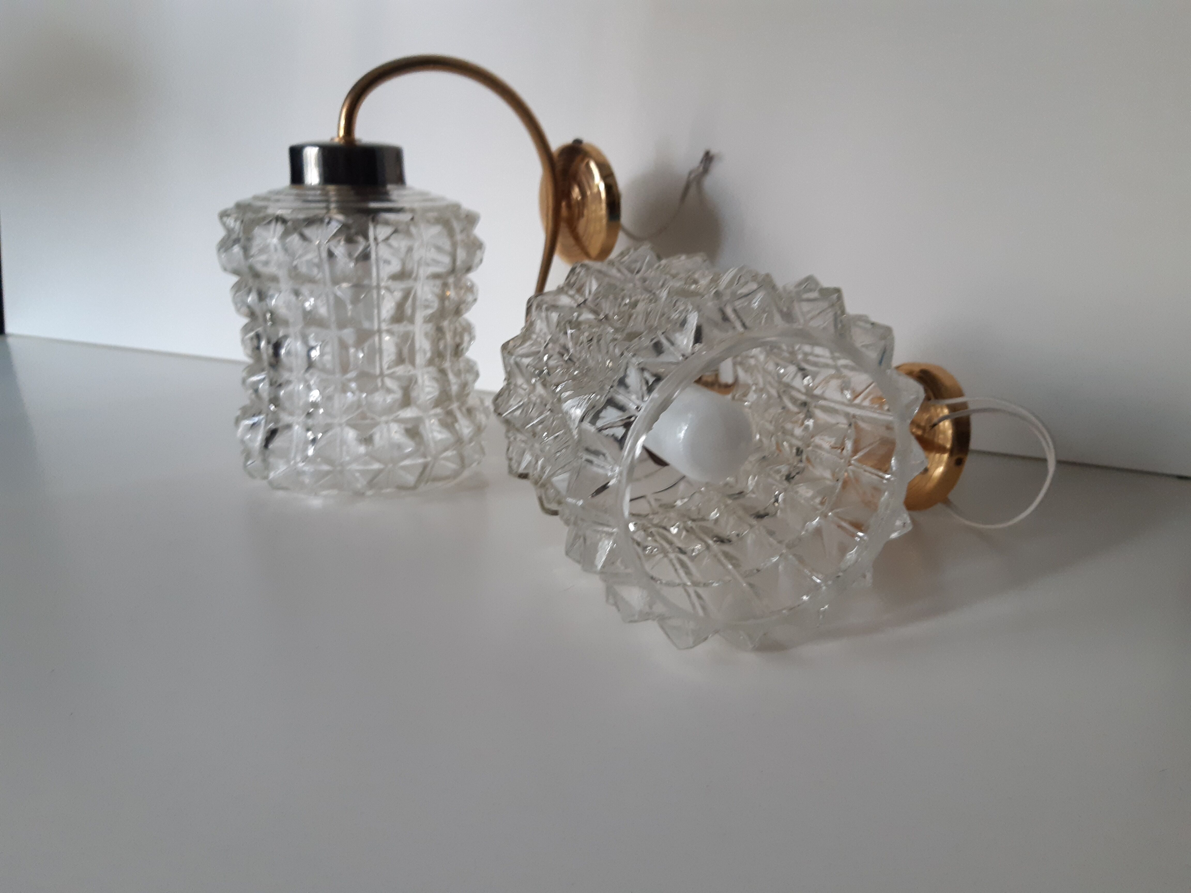 Paire d'appliques vintage