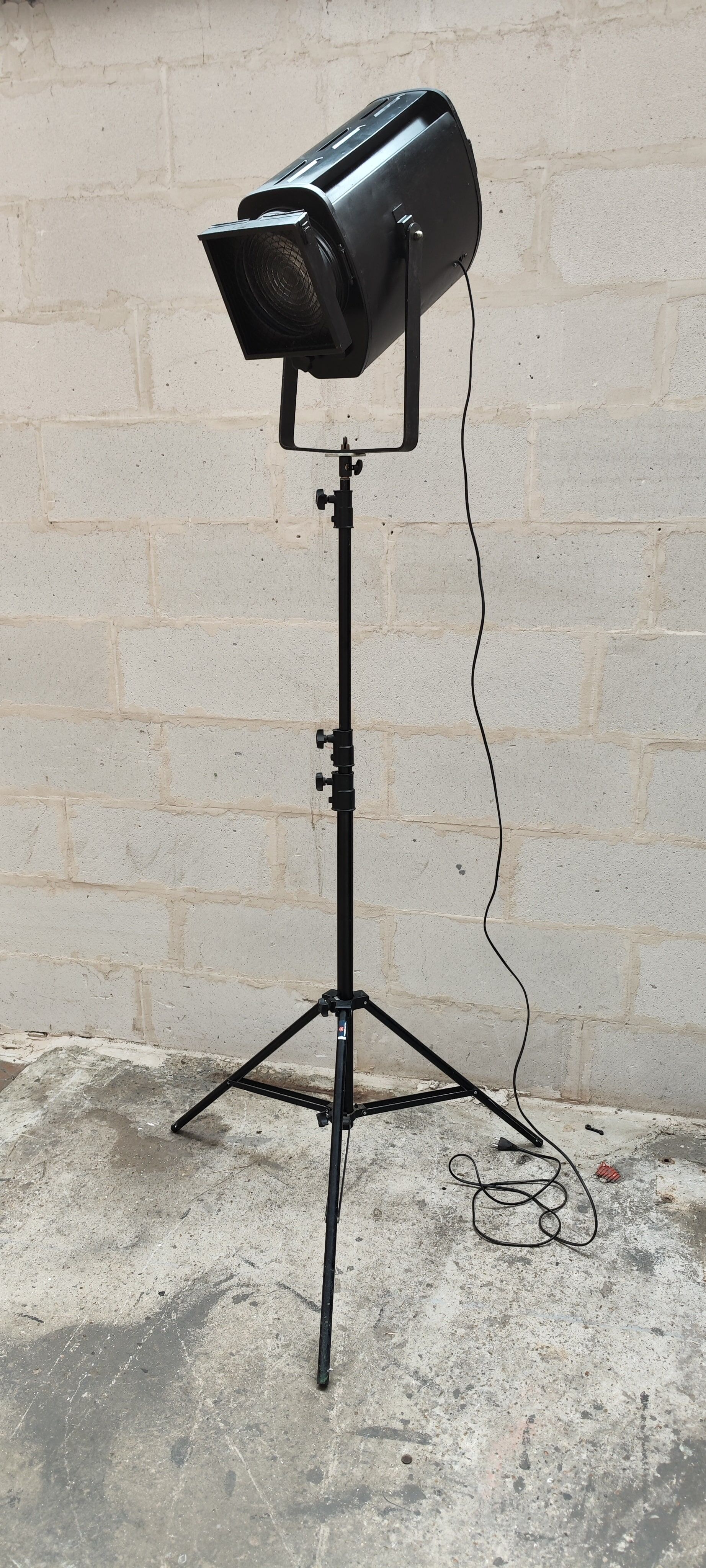 Former large cinema projector or theater 2kw Manfrotto