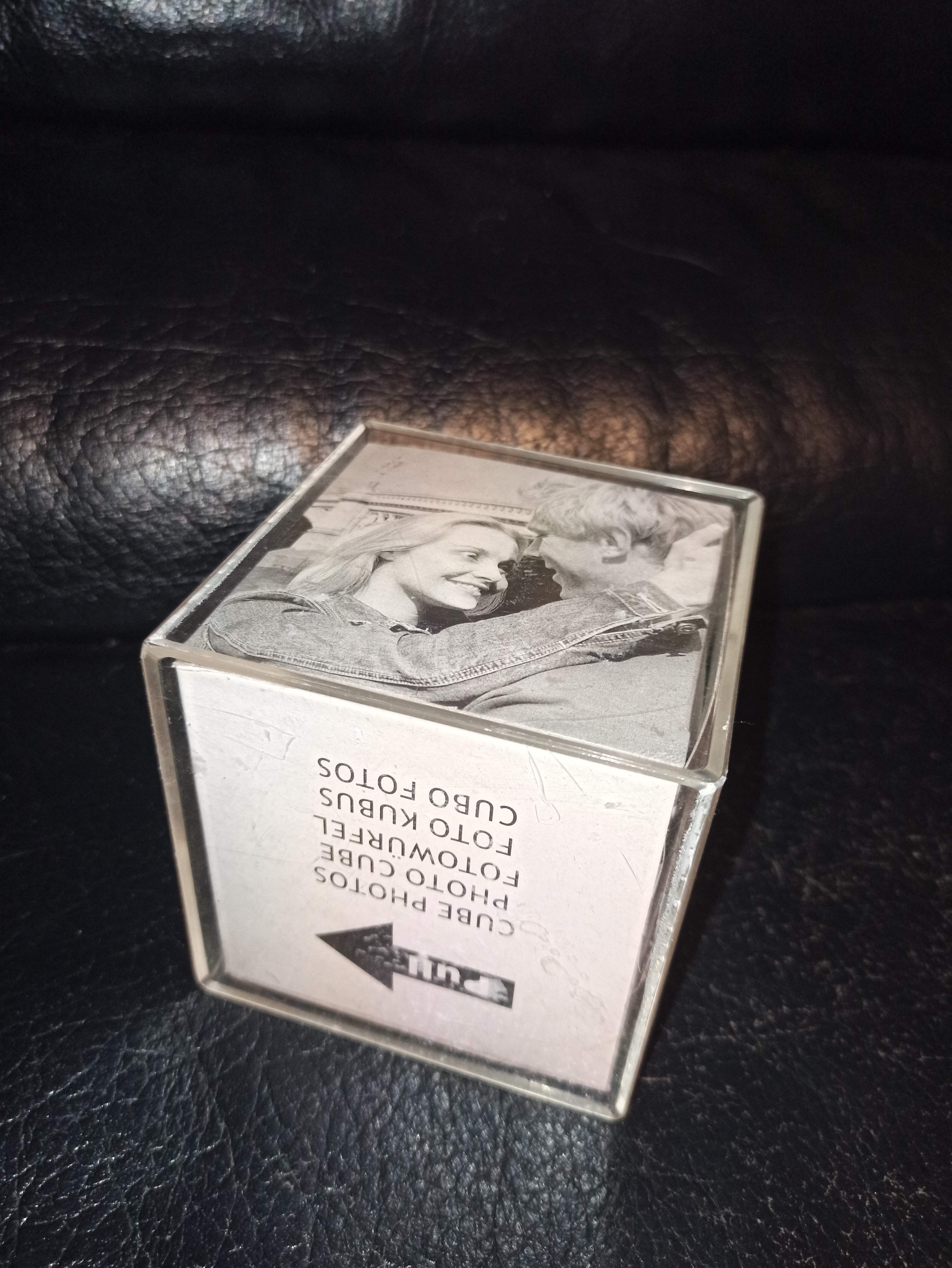 Cube pour photos en plexi plexiglas cadre