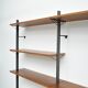 Swedish walnut shelving system by Pira, 1960s