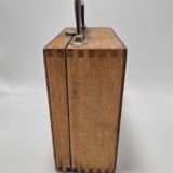 Wooden suitcase