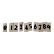 Set of vintage plastic price tags