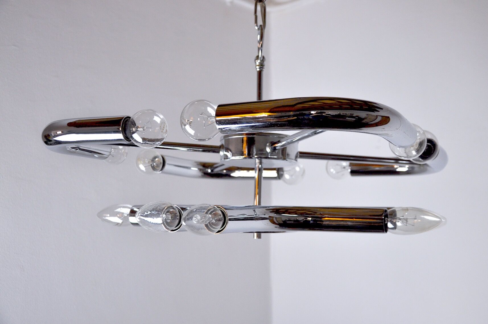 Regency Space-Age chandelier, Italy, 1970