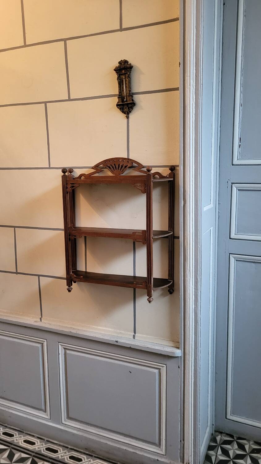 Art Nouveau wall shelf