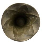 Art Deco, embossed pewter vase signed DELAVAN circa 1930