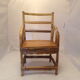 Rattan armchair for children vintage 50's