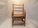 Rattan armchair for children vintage 50's