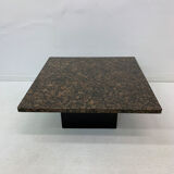 Table basse en granit années 1980