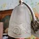Art Deco frosted glass chandelier by the Muller brothers