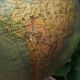 World map, vintage globe