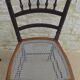 2 quality wooden caned chairs
